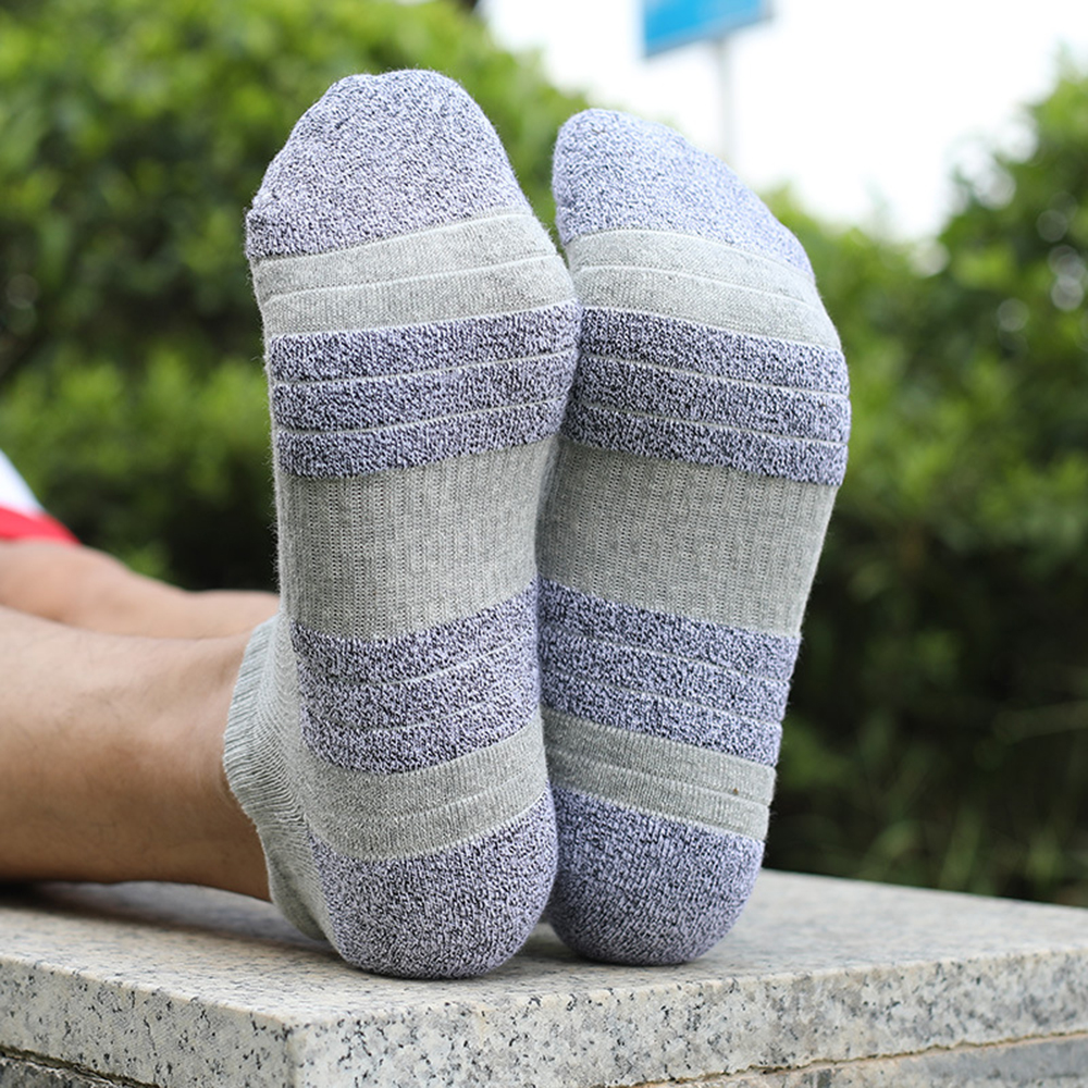 Tomshoo Running Socks, 10 Pack Breathable Cushioned Athletic Ankle Socks, Low Cut Sport Hiking Running - image 2 of 7