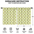 thumbnail image 2 of Blackout Kids Curtains,Green White Checkerboard Checkered Pattern Childrens Insulated Curtains Set Of 2,Bedroom Essentials,Toddler Room Decor 52"x63", 2 of 5