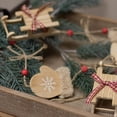 thumbnail image 3 of Wooden Sleds And Mittens Garland, 3 of 4
