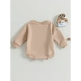 thumbnail image 4 of Bagilaanoe Newborn Baby Girl Boy Romper Sweatshirt Long Sleeve Bodysuit Letter Print Pullover 3M 6M 12M 18M Infant Casual Tee Tops, 4 of 8