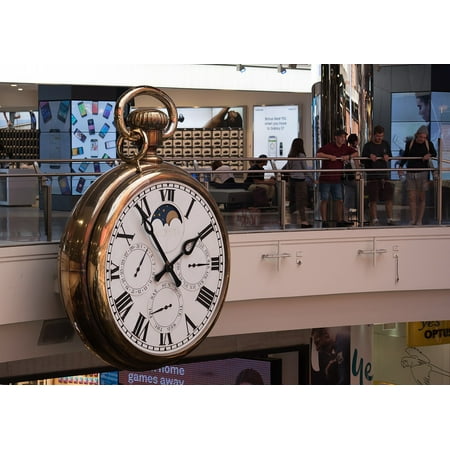 Countdown Giclee Prints Laminated Poster Watch Countdown Time Clock Melbourne Central Poster Print 11 x 17 ()