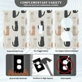 thumbnail image 3 of Yayeee Toggle Light Switch Wall Plate 1-Gang 4.5"x2.7" Home Decorative Outlet Cover, Cute Cartoon Cats, 3 of 7