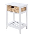 thumbnail image 1 of Acme Furniture 97856-VV Ergode Accent Table White & Natural Finish, 1 of 4