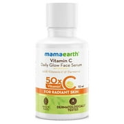 Vitamin C Daily Glow Face Serum for Men & Women - Vitamin C Serum for Glowing Skin, Oily Skin & Dark Spots, With 50x Vitamin C -10ml