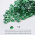 thumbnail image 3 of Empava Reflective Fire Glass 1.0-in Emerald Green Drop Beads, 10 lbs, 3 of 4