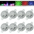 thumbnail image 1 of Universal Waterproof LED Chassis Lights, LED Watermelon Light Indicator Side Marker Signal Light, Colorful Flash Motorcycle Electric Truck Chassis Lights Underglow Kit, 18 Modes(8pcs), 1 of 9