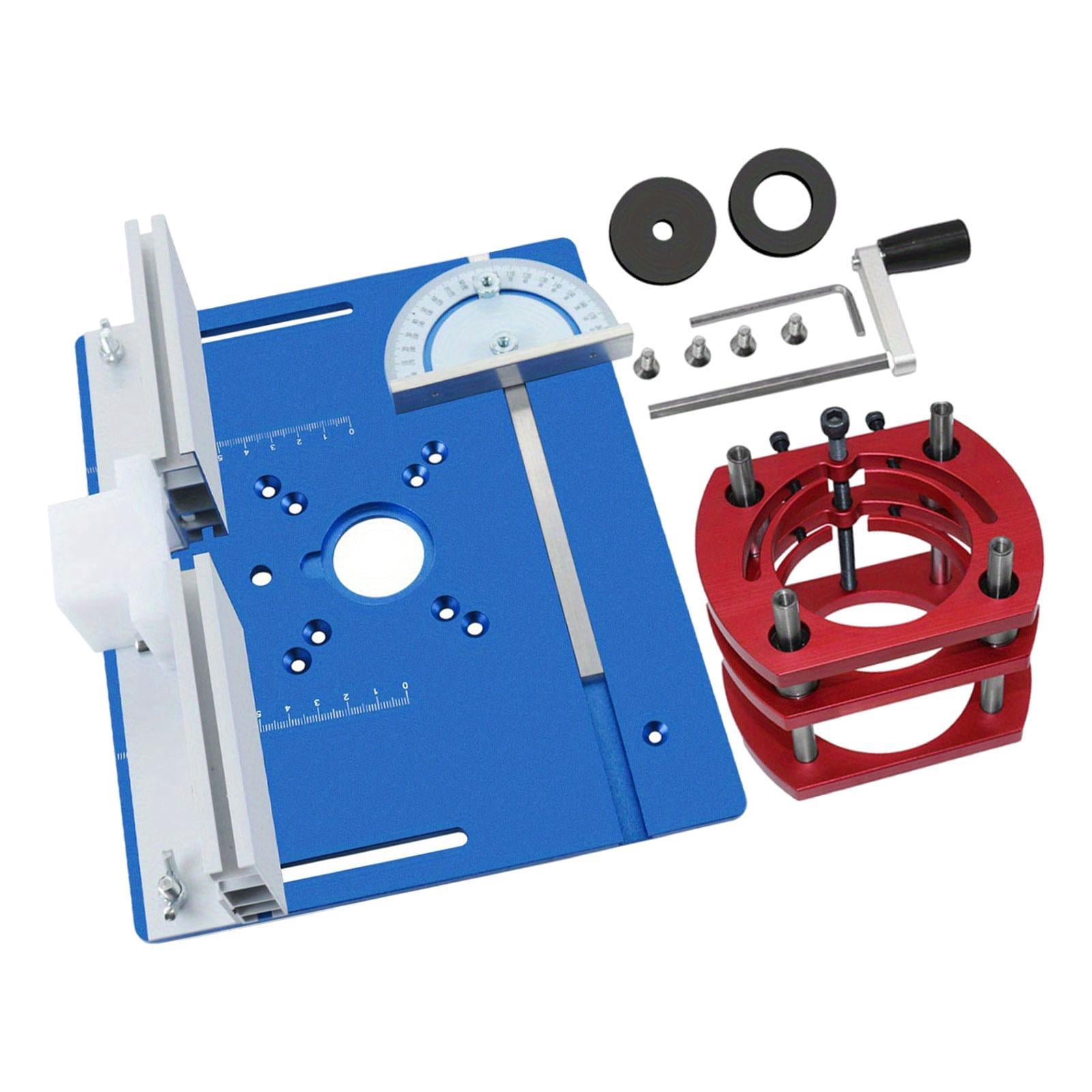 Colaxi Router Table Insert Plate Benches Router Trimmer Wood Milling Flip Board Carpentry Tool Sturdy Router Lift