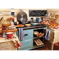 thumbnail image 1 of Mosaic Kitchen Pattern 5D DIY Full Drill Diamond Painting Cross Stitch Kit, 1 of 8
