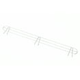 thumbnail image 3 of HSS Add-on Steel Wire Shelf Back Ledge Fits 36" Wide Wire Shelf Chrome 2-Pack, Hardware, 3 of 5