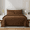 Coffee, variant on 4 Pcs Twin XL 16" Deep Pocket Microfiber Fitted Sheet Breathable Wrinkle