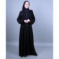 thumbnail image 5 of Al-Qadri Abayas for Muslim Women - Comfortable Arabic Abaya with Beautiful Black Embroidery - Long Prayer Dress, 5 of 6