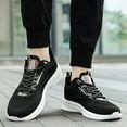 thumbnail image 6 of Men's Running Shoes Knit Mesh Breathable Lightweight Sneakers Comfortable Fashion Casual Walking Shoes Tennis Shoes, 6 of 14