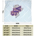 thumbnail image 3 of Stephen F. Austin State University Logo Fleece Blanket, Very Soft Microfiber Flannel Blanket for Couch Warm and Cozy for All Seasons, 3 of 6