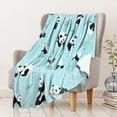 thumbnail image 2 of Yibo RosieLily Yibo Blanket Yibo Throw Blanket Dog Throw Blankets Fleece Dog Blanket for Couch Kids Dog Print Blanket for Adults Kids Warm Fuzzy Throw Blanket for Couch Sofa Bedroom, 2 of 7