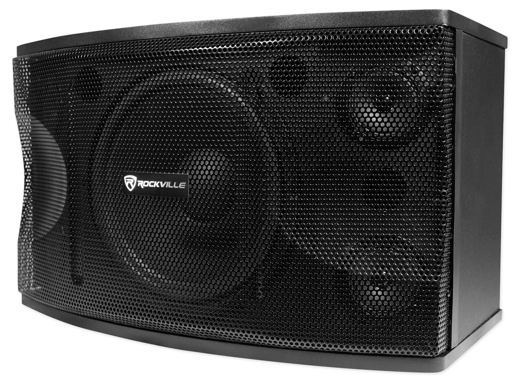 2) Rockville KPS12 12" Karaoke Vocal Speakers+Bluetooth Amplifier Mixer+2) Mics + Rockville R14GSBR100 Red/Blk 14 Gauge 100' Ft. Mini Spool Car Audio Speaker Wire