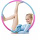 thumbnail image 1 of Hoola Hoop para niños y adultos, tamaño ajustable desmontable Ejercicio de peso Hoola Hoop de plástico para niños y adultos, Fitness profesional Hoola Hoops WD.WDQZL Hogar, 1 of 5
