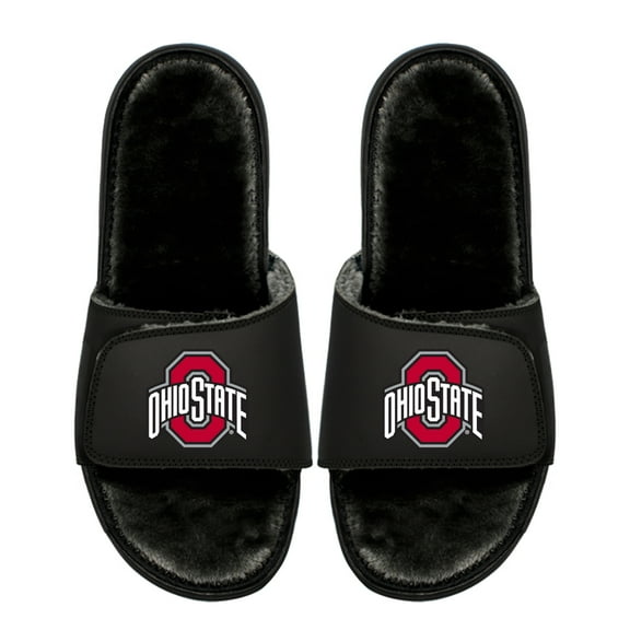 Unisex ISlide Ohio State Buckeyes Logo Fur Slide Sandals