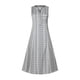 thumbnail image 5 of ICHUANYI ClearanceWomen's Fashion Casual Sleeveless V-Neck Button Striped Print Pocket Maxi Dress(Gray, L) ICHUANYI WER20232080503459, 5 of 8