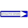 thumbnail image 3 of ATHLETIC STORE Blue Right Arrow 24 x 6 inch Aluminum Composite Sign, 3 of 4
