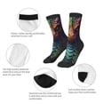 thumbnail image 3 of Honeii Whimsical Dragon Color Cool Print Children's Colorful Socks,Unisex Kids and Toddlers' Cushioned Sock,Kids Athletic Crew Socks,for Everyday Wear and Sports, 3 of 5