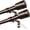 Antique Bronze, variant on 5/8” Diameter Curtain Rods 30-45 Inch, for 30-39 Inch Windows, Adjustable Splicing Black Curtain Rods for Windows with Brackets, Window Rod Long Small Curtains Rod