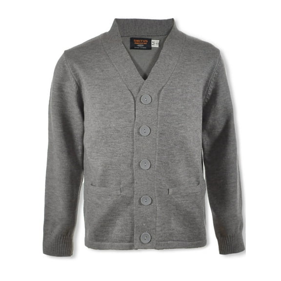 Smith's American Boys' V-Neck Cardigan Color: gray Size: 2t
