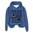 thumbnail image 3 of Some Days You Have To Put On The Hat Hoodie Halloween Witch Hoodies for Women Funny Graphic Sweatshirt Pullover Tops, 3 of 5