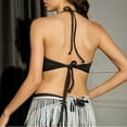 thumbnail image 5 of Fewfanhot Women's Luxury Sequined Dance Outfit with Fringes and Built-In Chest Pads, Performance Clothes for Raves & Celebrations, 5 of 5