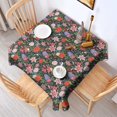 thumbnail image 2 of Pioneer Flower Floral Print Pattern Square Tablecloth, Waterproof Wipeable Spillproof Washable Table Cover for Home Kitchen Party and Daily Decor 42"x42", 2 of 6