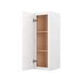 thumbnail image 5 of Furinno Shaker Wall Kitchen Cabinet 1-Door-2 Shelves, Ready to Assemble, 12 D x 12 W x 36 H, White, 5 of 7