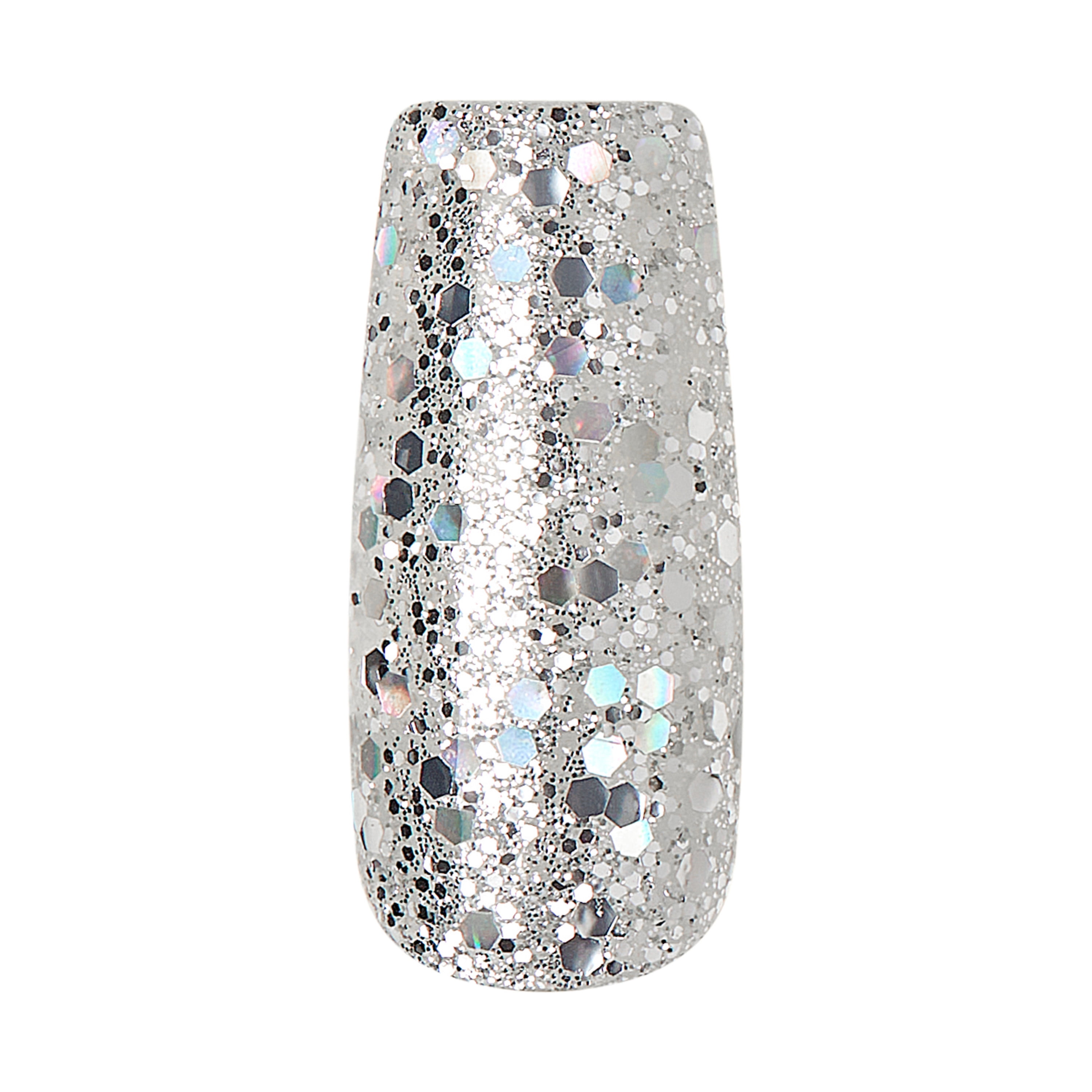 KISS Classy Nails, Press-On Nails, Stay Modish, White, Long Square, 30 Count