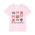 thumbnail image 2 of Fiudx Camiseta para Niños, Tela Suave y Fresca, Blusa Cómoda de Cuello Redondo, Camisa Elegante de Manga Corta, Ropa Informal de Diario, Moda para Niños y Niñas, Regalo Escolar Perfecto., 2 of 6