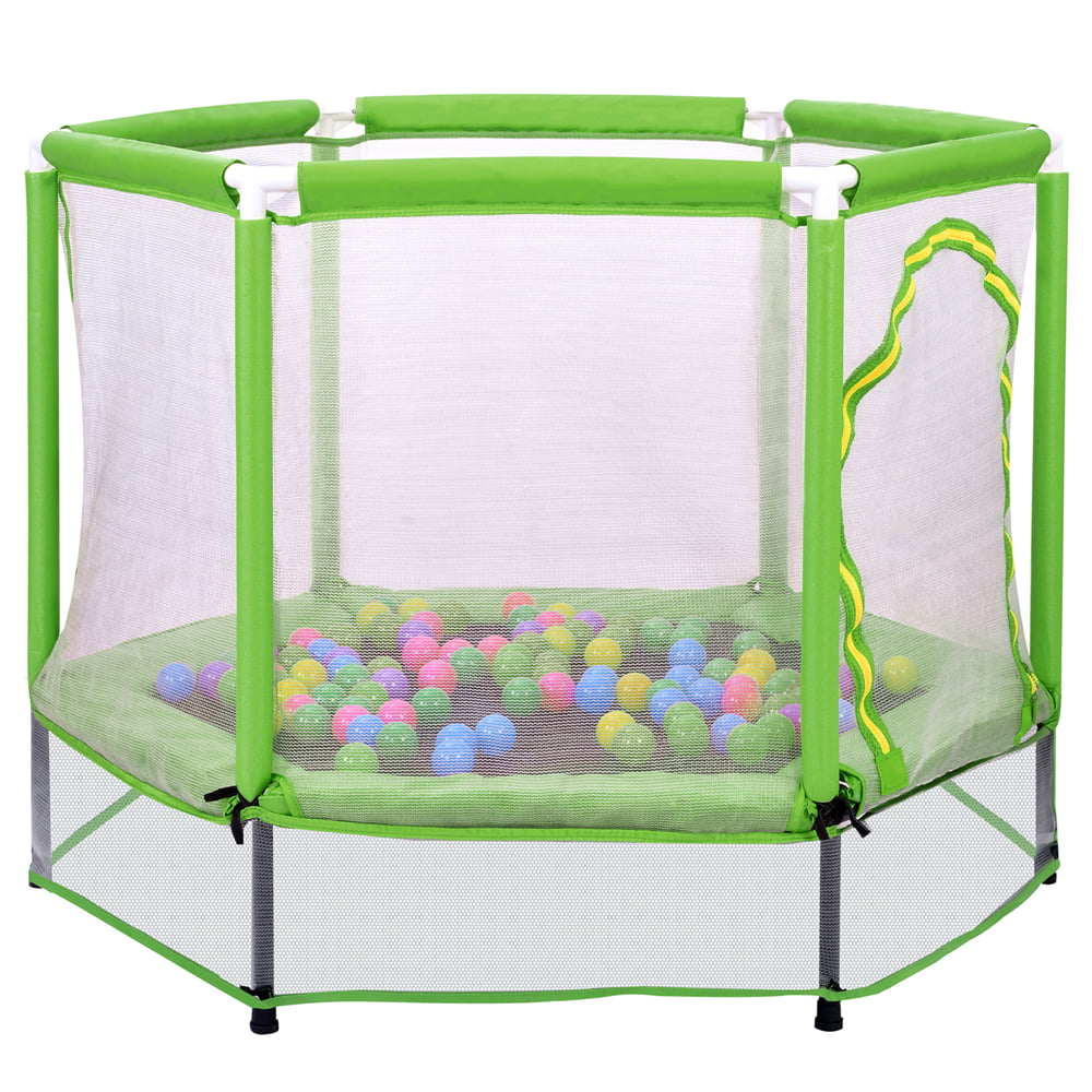 Upper Bounce Trampoline Safety Enclosure Replacement Net with Smartphone/Tabl...