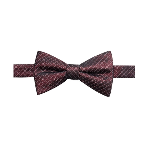 Ryan Seacrest Nœud Papillon à Carreaux pour Hommes, Rouge, Taille Unique