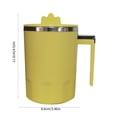 thumbnail image 3 of Dvkptbk Shaker Cup Protein Powder Mixing Cup Portable Magnetized Water Cup Stainless Steel Material Electricity Temperature Real Monitoring Home Appliances, 3 of 7