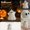 C, variant on Halloween Wizard Ghost Candles, Amber Scented Cute Spooky Decor, 3 Inch Handmade Shaped Wax with Cotton Wick, Clean Burning Home Party Favors & Fall Table Centerpiece Gift