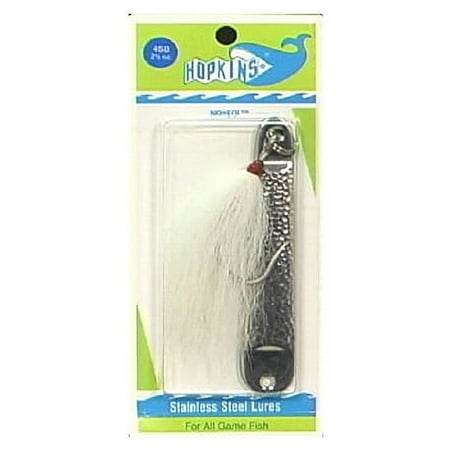 UPC: 0025664000432 | Hopkins Lures No=EQL Spoon 2.5oz Single Hook White