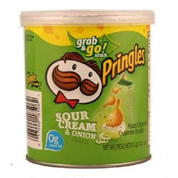 Pringles, Sour Cream & Onion - Small, Count 1 - Chips / Grab Varieties & Flavors