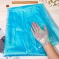 thumbnail image 3 of 5 Yard Sheer Iridescent Organza Fabric Cyan Magic Laser Holographic Gauze Fabric DIY for Costume Curtain Shiny Photography Background DIY for DIY Dress Curtain Background Wedding Party Home, 3 of 6