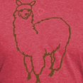 thumbnail image 3 of CafePress - Cute Alpaca Mens Tri Blend T Shirt - Mens Tri-blend T-Shirt, 3 of 4