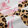 thumbnail image 5 of Erosebridal Leopard Blackout Curtain Set of 2,Brown Letter R Bow,52x84 Each, 5 of 7