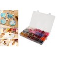 thumbnail image 1 of 200/600 unidades de de cera de sellado octogonal letras Premium tarjetas de cera pastillas de sello franqueo decoración de 600x rosa púrpura Macarena Perlas de cera de sellado, 1 of 8