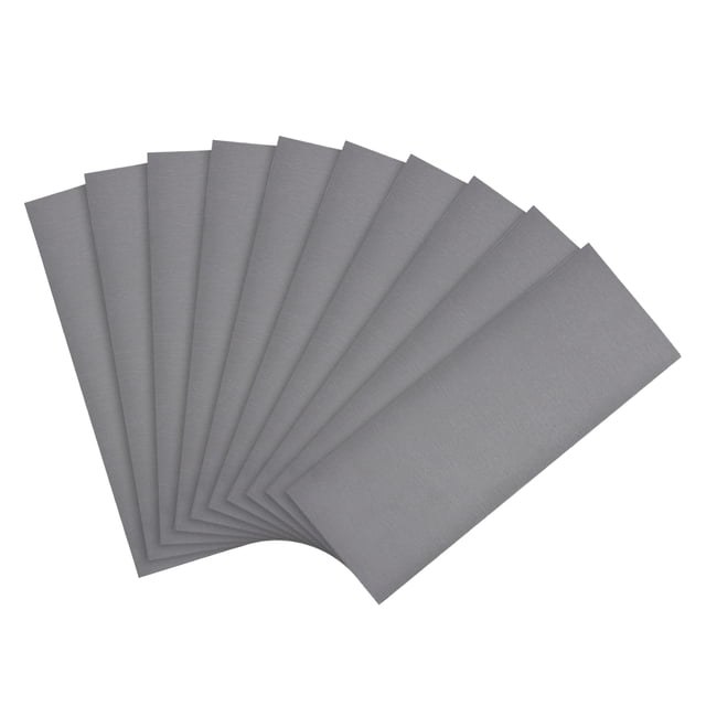 Unique Bargains Papier de Verre Imperméable, Papier de Sable Humide et Sec de 3000, 9 x 3.7 Pouces 10 Pcs