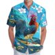 thumbnail image 3 of Camisa de playa con botones para hombre, estampado digital 3D, patrón de pollo, camisa hawaiana para surfear para hombre, camisas casuales de manga corta de talla grande, 3 of 5