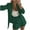 Army Green, variant on Hot6sl Blazer for Women Womens Solid Color Casual Long Sleeve Lapel Button Blazer Jacket