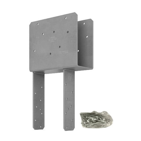Simpson Strong-Tie ECCQ66-SDS2.5HDG Steel Hot-Dip Galvanized Post Bracket with SDS Screws