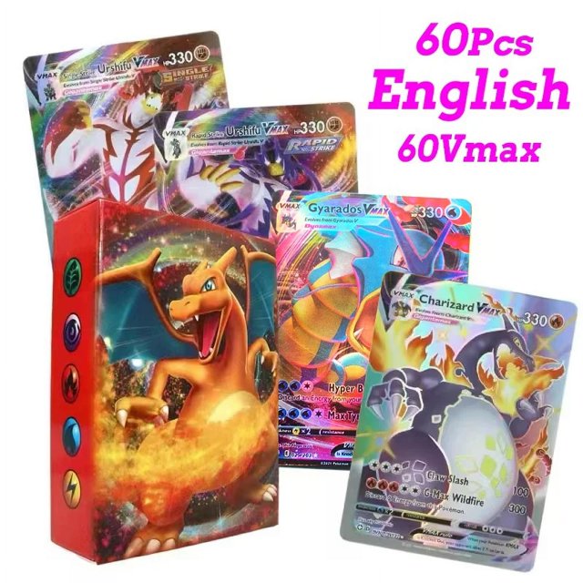 Cards Vmax Vstar EX GX Energy Toys Card No Repetition Exceed Evolution Charizard Full Flash Card Multiple People Battle