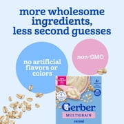 Gerber Baby Cereal, Multigrain Cereal, Baby Breakfast, Stage 2 1 lb.