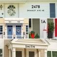 thumbnail image 2 of 3 Inch Metal House Numbers Letters, Black House Address Letters, Outdoor Mailbox Numbers, Modern Metal Address Number Letter for Homes, Apartments, Farms, Outside (U), 2 of 6