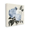 thumbnail image 4 of Stupell Industries Antique Blue Rose Blooms Botanical & Floral Painting Gallery Wrapped Canvas Art Print Wall Art, 36 x 36, 4 of 8